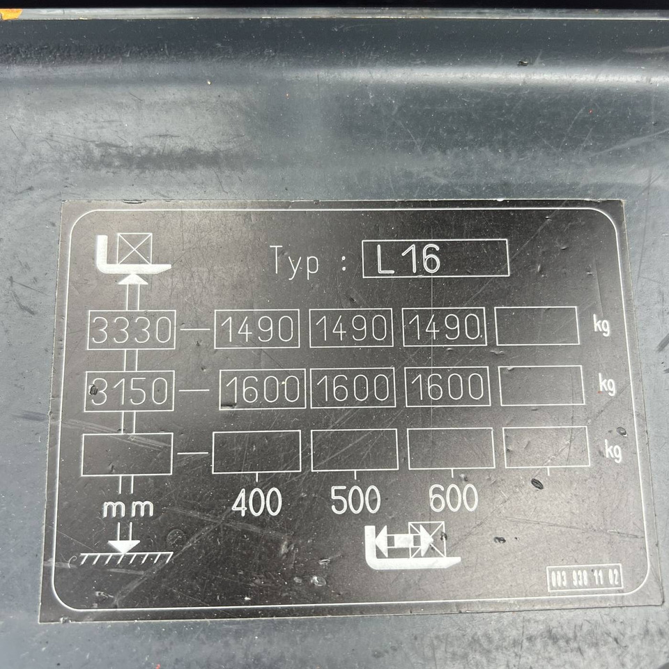 Apilador Linde L16 (372): foto 17 Apilador Linde L16 (372): foto 17