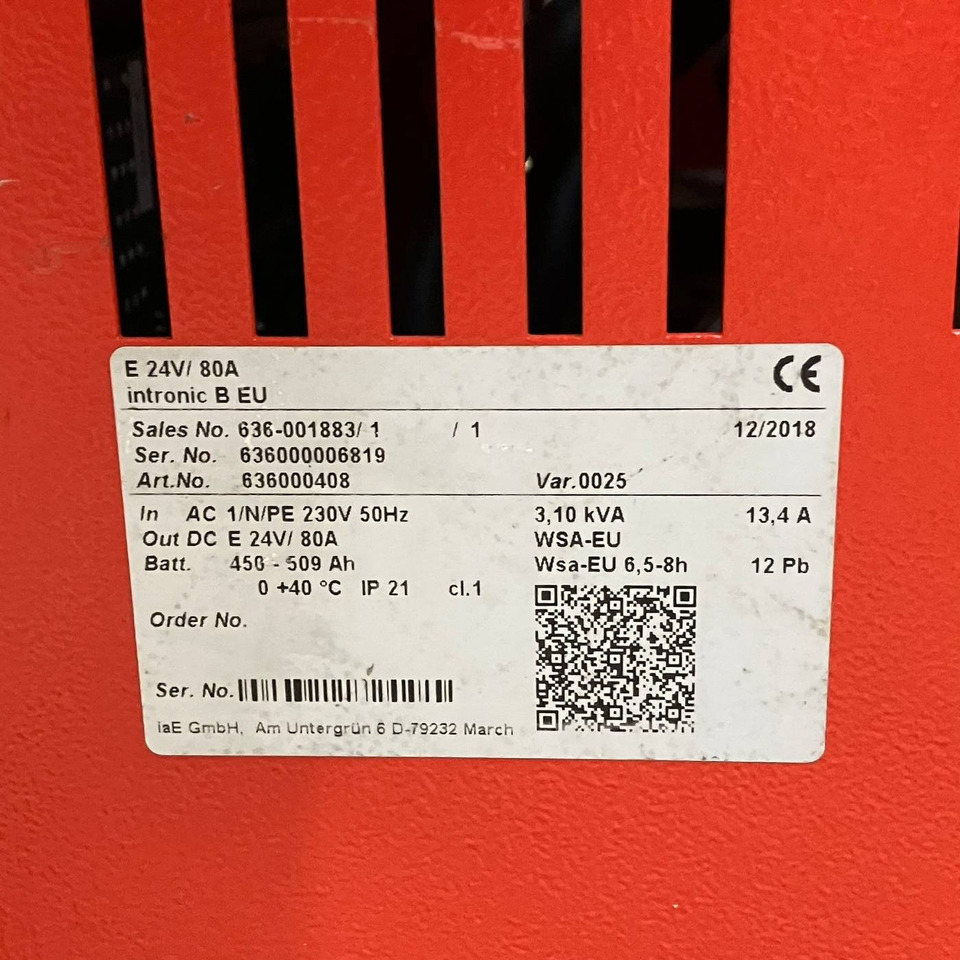 Hawker 24V/80A - Piezas de recambio para Equipo de manutención: foto 5 Hawker 24V/80A - Piezas de recambio para Equipo de manutención: foto 5