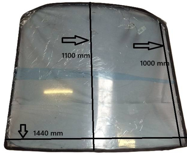 Wind screen PC Version plastic for Linde - Ventana y piezas para Equipo de manutención: foto 1 Wind screen PC Version plastic for Linde - Ventana y piezas para Equipo de manutención: foto 1