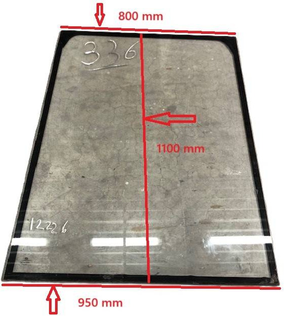Windscreen for Linde - Ventana y piezas para Equipo de manutención: foto 1 Windscreen for Linde - Ventana y piezas para Equipo de manutención: foto 1