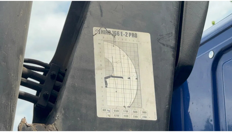 Camión volquete, Camión grúa DAF CF 85.360 8X2 3 Zijdige kipper HIAB 16 t/m kraan AHK Top condition: foto 6