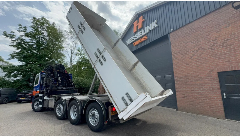 Camión volquete, Camión grúa DAF CF 85.360 8X2 3 Zijdige kipper HIAB 16 t/m kraan AHK Top condition: foto 17