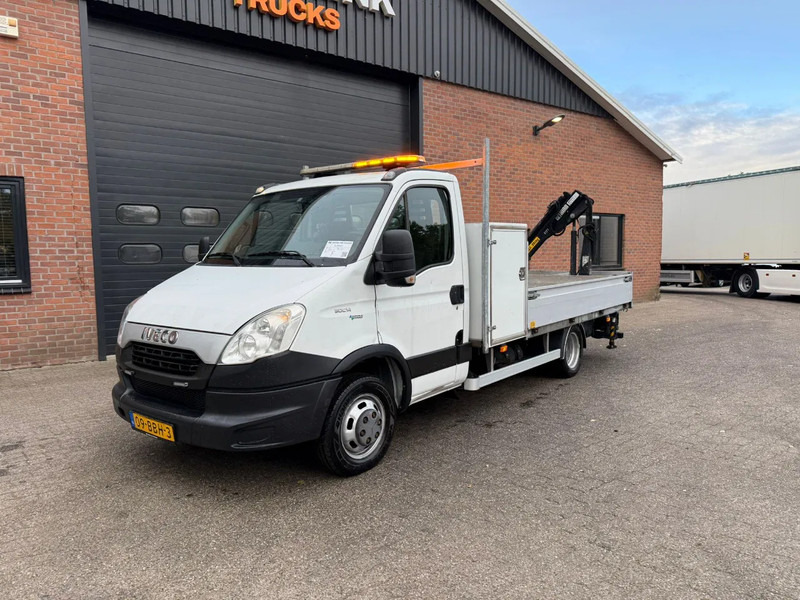 Iveco 50c14 Erdgas/CNG Hiab kran/crane Pritsche - Furgoneta caja abierta: foto 1 Iveco 50c14 Erdgas/CNG Hiab kran/crane Pritsche - Furgoneta caja abierta: foto 1
