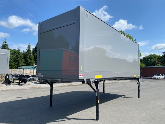 Caja cerrada Krone BDF-System, 7.450 mm lang, Portaltüren, RAL 7037 Staubgrau: foto 7 Caja cerrada Krone BDF-System, 7.450 mm lang, Portaltüren, RAL 7037 Staubgrau: foto 7