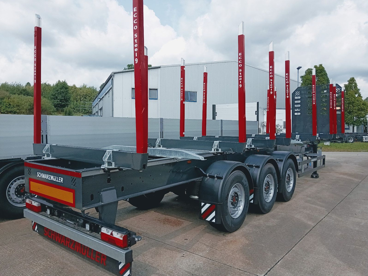 Schwarzmüller 3-A Rungensattel 8xRungSchemel 5800kg NEU sofort Schwarzmüller 3-A Rungensattel 8xRungSchemel 5800kg NEU sofort - Semirremolque forestal: foto 2 Schwarzmüller 3-A Rungensattel 8xRungSchemel 5800kg NEU sofort Schwarzmüller 3-A Rungensattel 8xRungSchemel 5800kg NEU sofort - Semirremolque forestal: foto 2