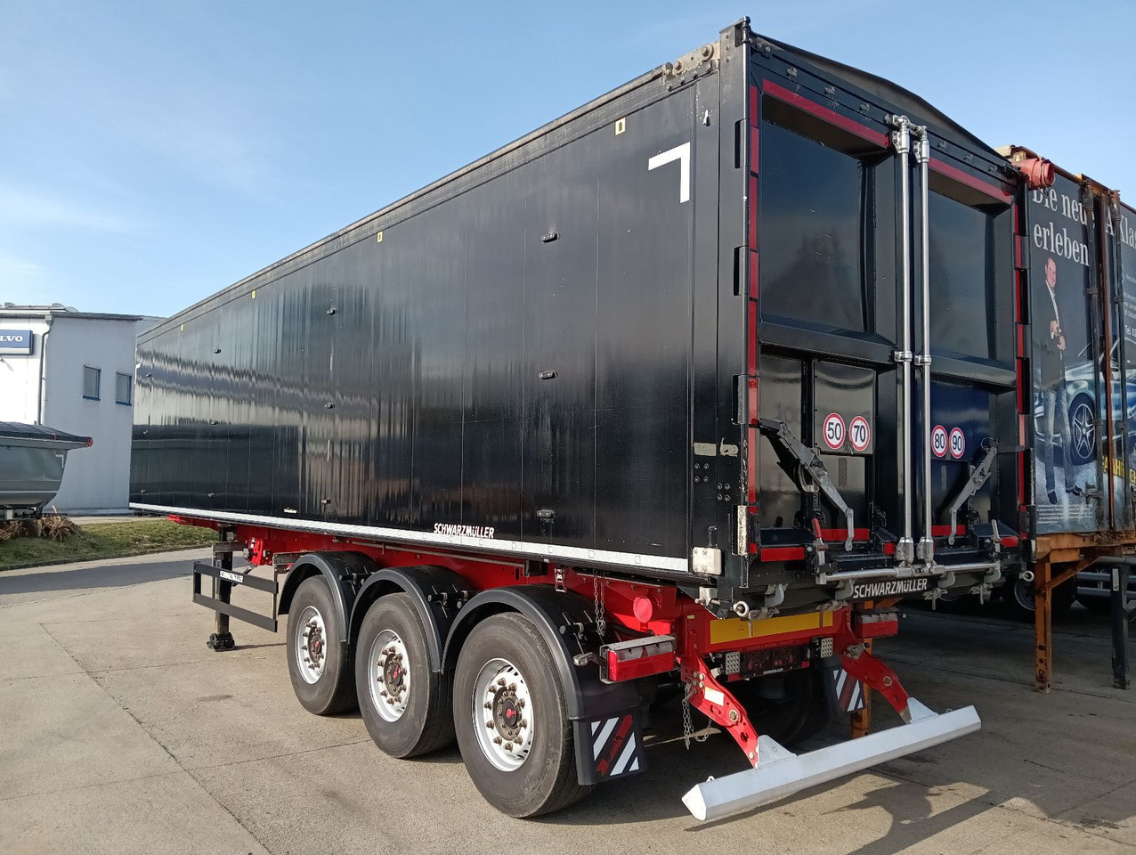 Schwarzmüller K-Serie ALU 54m3 Getreide 6250kg TopZustand - Semirremolque volquete: foto 1 Schwarzmüller K-Serie ALU 54m3 Getreide 6250kg TopZustand - Semirremolque volquete: foto 1