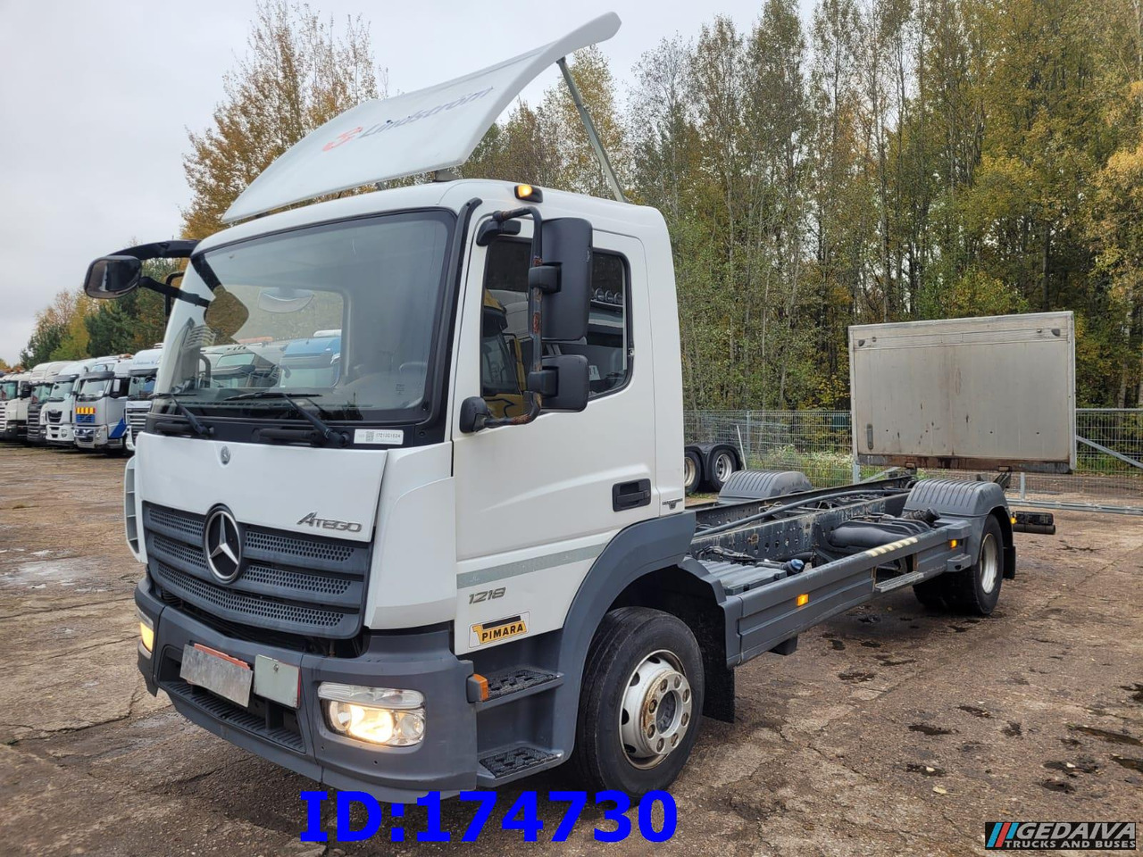 MERCEDES-BENZ Atego 1218 - Euro6 - Manual - Full Steel - Camión chasis: foto 1 MERCEDES-BENZ Atego 1218 - Euro6 - Manual - Full Steel - Camión chasis: foto 1