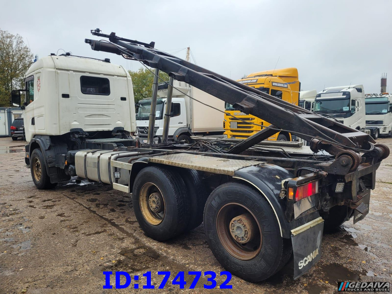 Camión con equipo de cable SCANIA 144 - 6x4 - Full Steel - Big Axles - 3 Pedals: foto 7