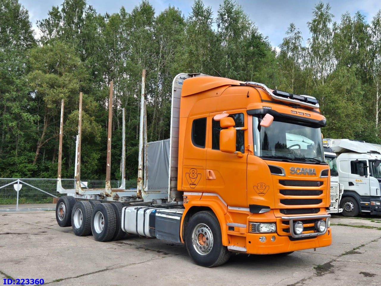 SCANIA R580 8X4 V8 Retarder - Camión forestal: foto 2 SCANIA R580 8X4 V8 Retarder - Camión forestal: foto 2