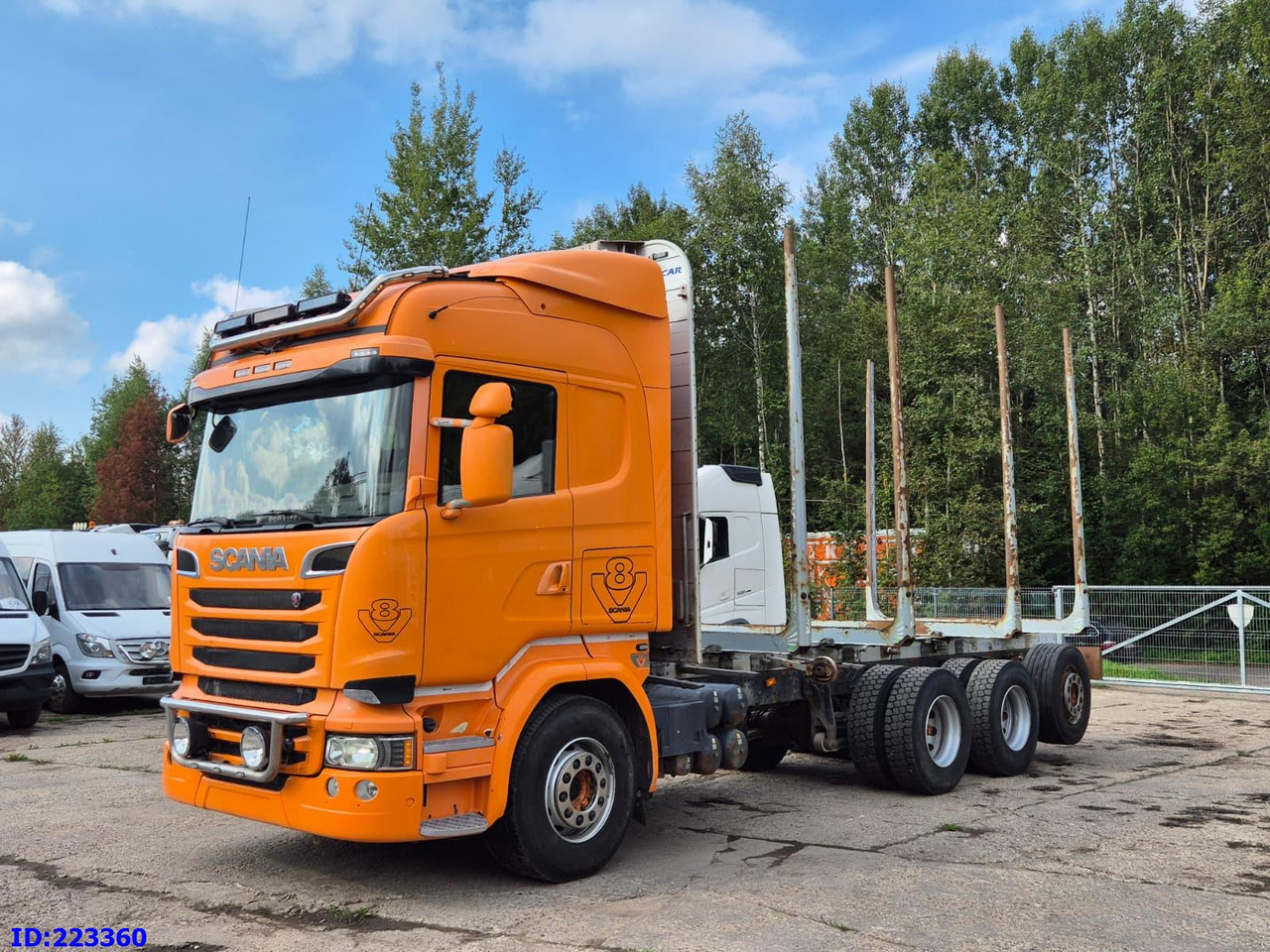 SCANIA R580 8X4 V8 Retarder - Camión forestal: foto 1 SCANIA R580 8X4 V8 Retarder - Camión forestal: foto 1
