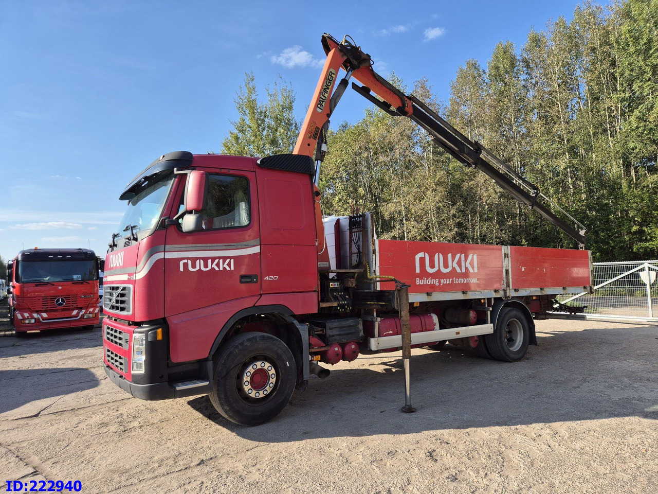 VOLVO FH12 420HP + Crane Palfinger PK9501 - Camión caja abierta: foto 1 VOLVO FH12 420HP + Crane Palfinger PK9501 - Camión caja abierta: foto 1