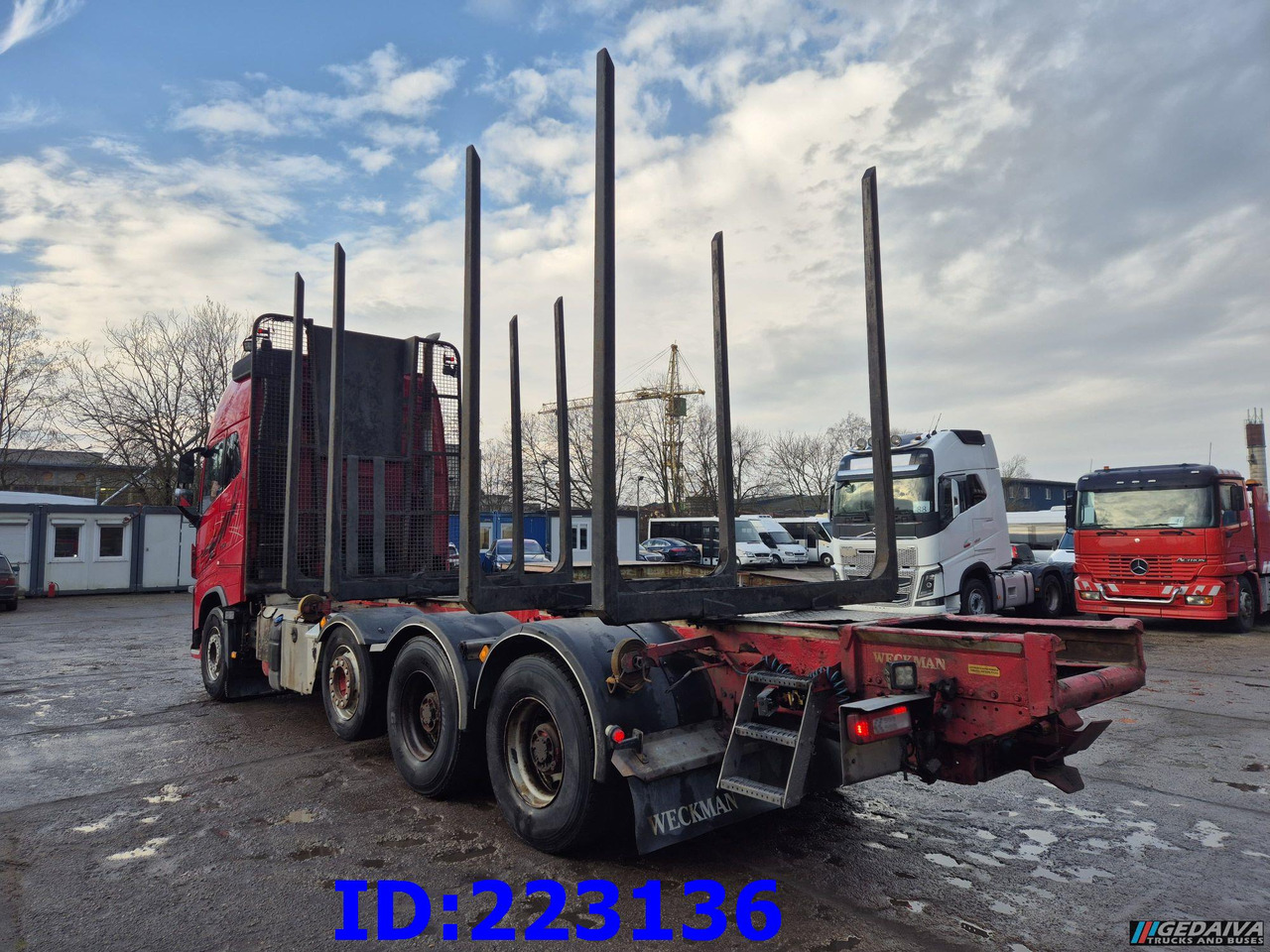 Camión forestal VOLVO FH16 750HP - 8x4 -Big Axles: foto 7