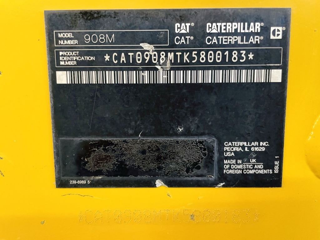 Caterpillar 908M (3927) - Cargadora de ruedas: foto 3 Caterpillar 908M (3927) - Cargadora de ruedas: foto 3