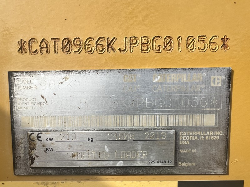 Cargadora de ruedas Caterpillar 966 K (111137): foto 7 Cargadora de ruedas Caterpillar 966 K (111137): foto 7