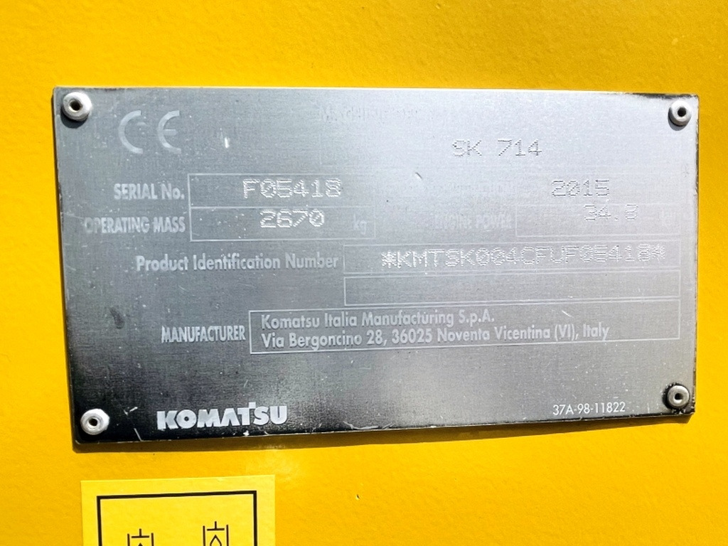 Komatsu SK714 (4012) - Minicargadora: foto 3 Komatsu SK714 (4012) - Minicargadora: foto 3
