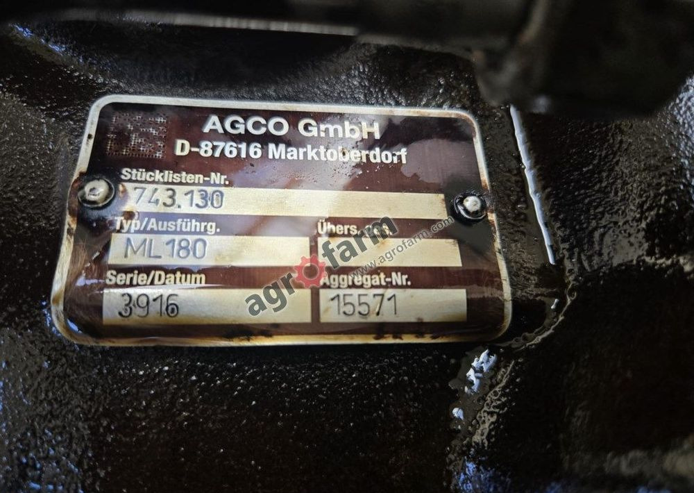 Skrzynia biegów Vario ML180, Massey Ferguson 6614 - Caja de cambios: foto 3 Skrzynia biegów Vario ML180, Massey Ferguson 6614 - Caja de cambios: foto 3