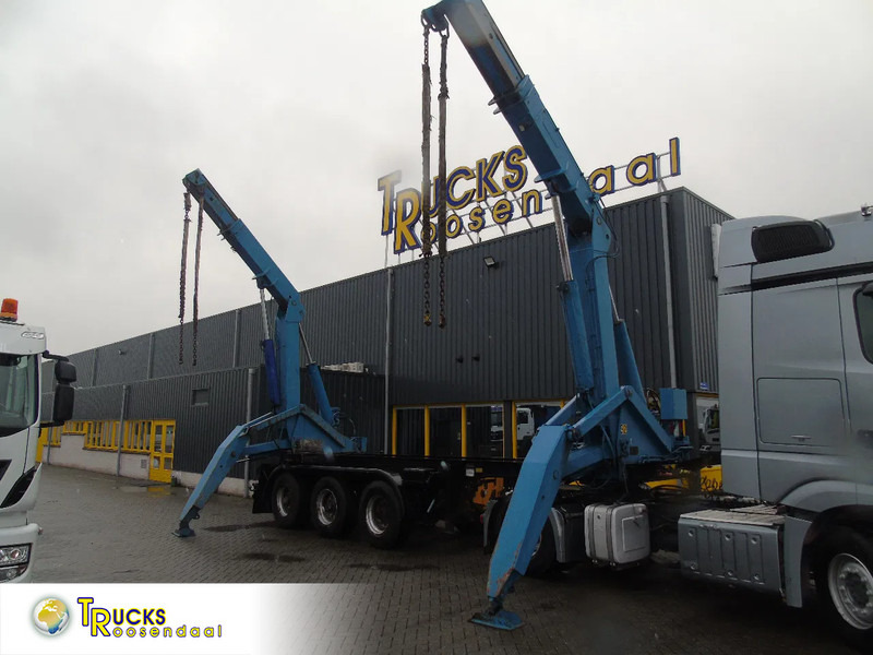 KLAUS 20FT + SELF PROPPELED ENGINE + FULLY WORKING - Semirremolque portacontenedore/ Intercambiable: foto 1 KLAUS 20FT + SELF PROPPELED ENGINE + FULLY WORKING - Semirremolque portacontenedore/ Intercambiable: foto 1