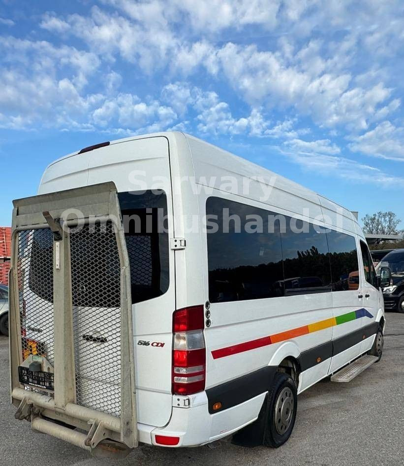 Minibús, Furgoneta de pasajeros Mercedes-Benz 516 CDI Sprinter*Euro 5* Klima*17 Sitze*Lift*519: foto 12