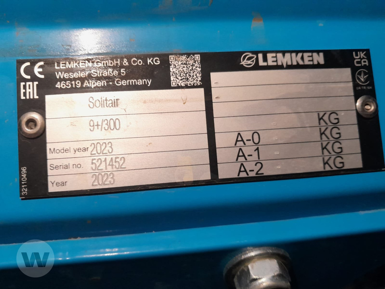 Lemken Solitair 9+/300 - Sembradora: foto 2 Lemken Solitair 9+/300 - Sembradora: foto 2
