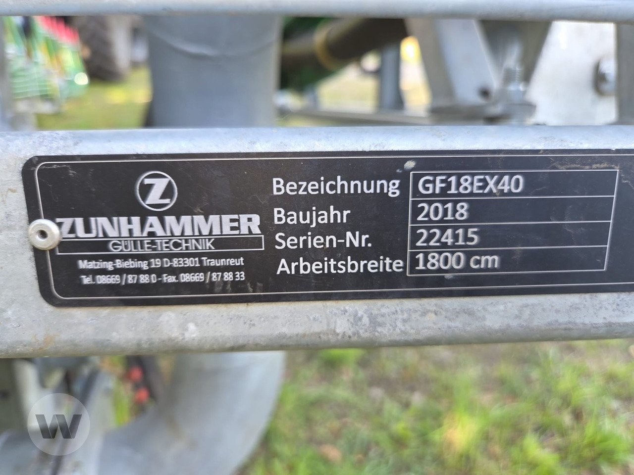 Zunhammer Glidefix-Verteiler - Inyector de purín: foto 3 Zunhammer Glidefix-Verteiler - Inyector de purín: foto 3