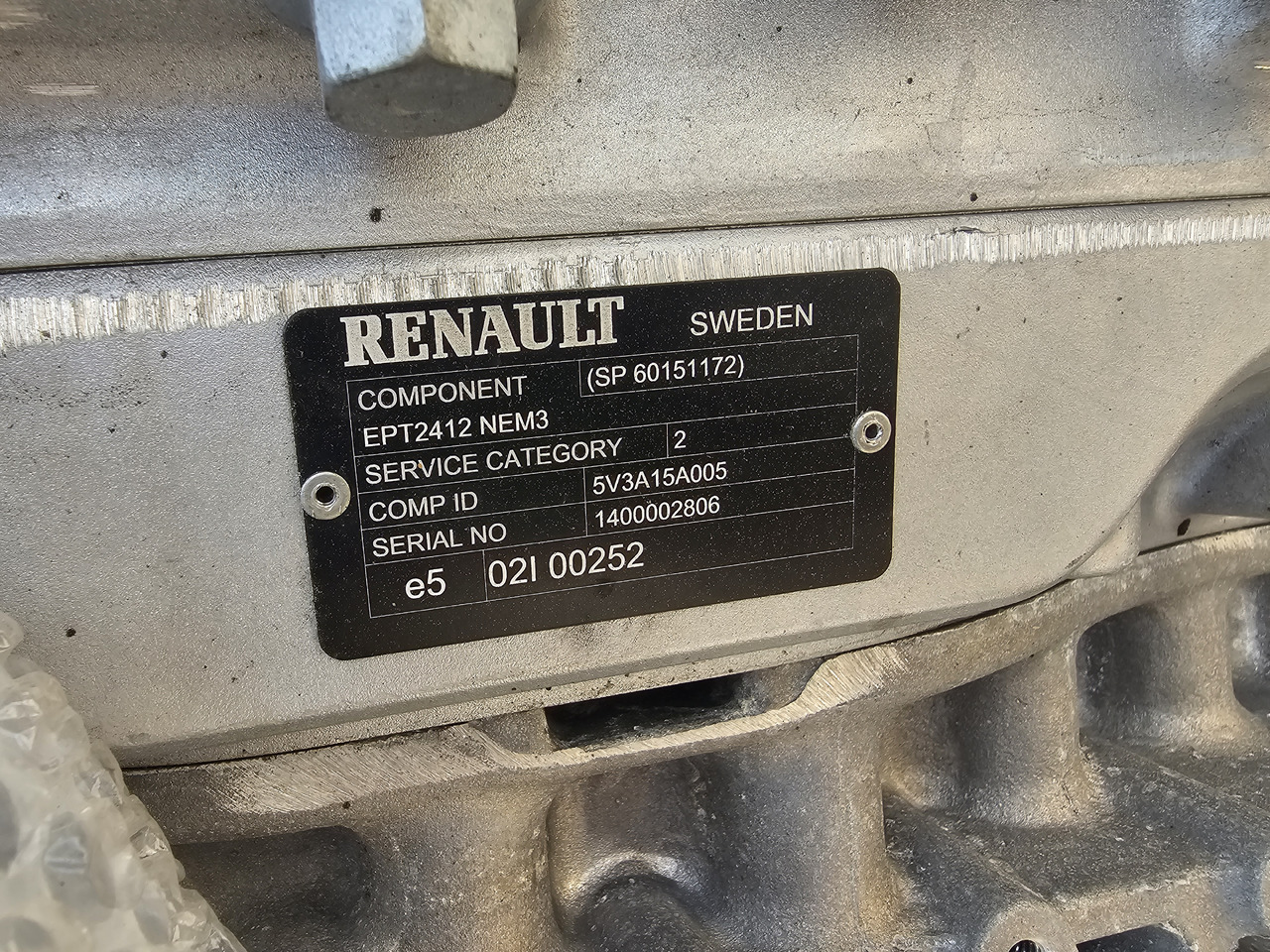 Motor RENAULT ELECTRIC ENGINE / EPT2412 / NEM3 / T E-TECH C-ETECH [ Copy ]: foto 9