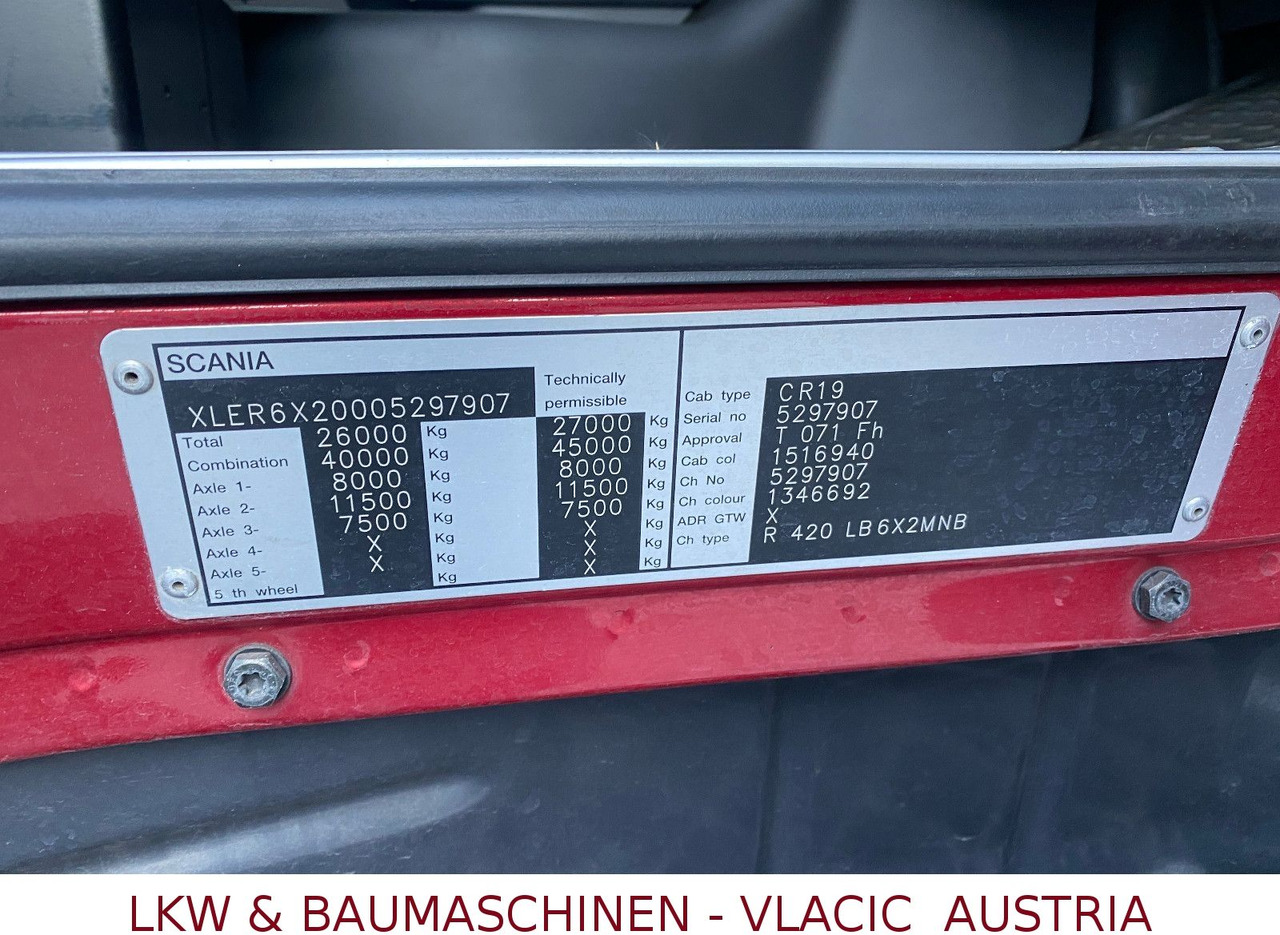 Camión chasis Scania R420 Fahrgestell: foto 13 Camión chasis Scania R420 Fahrgestell: foto 13
