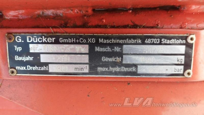 Dücker USM 21 Heck-Seitenmulcher - Desbrozadora lateral: foto 4 Dücker USM 21 Heck-Seitenmulcher - Desbrozadora lateral: foto 4
