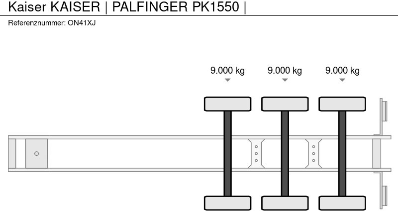 Leasing de Kaiser KAISER | PALFINGER  PK1550 | Kaiser KAISER | PALFINGER  PK1550 |: foto 14