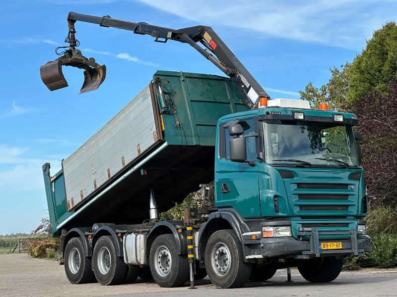 Scania G360 8x4!!Z-Kraan/KIPPER!! - Camión volquete, Camión grúa: foto 1 Scania G360 8x4!!Z-Kraan/KIPPER!! - Camión volquete, Camión grúa: foto 1
