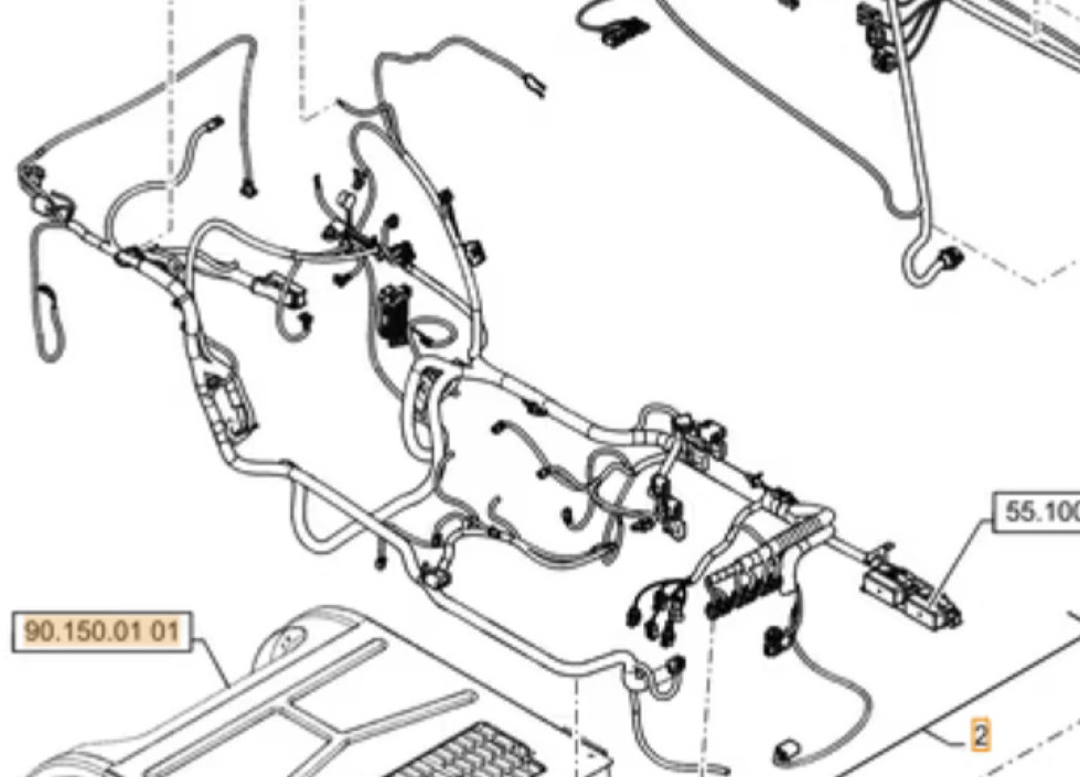 Case 47377806 - 47523456 - Cables/ Alambres para Maquinaria de construcción: foto 1 Case 47377806 - 47523456 - Cables/ Alambres para Maquinaria de construcción: foto 1