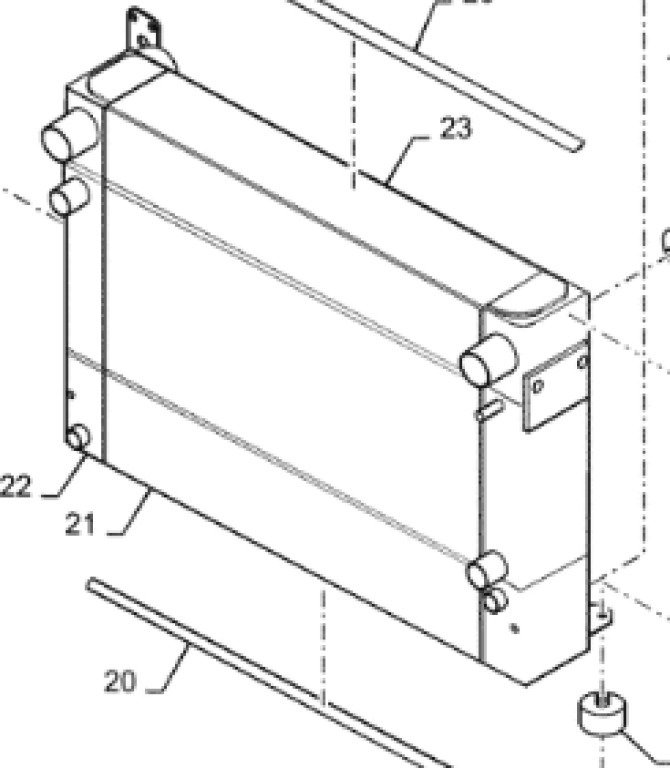 Case 47929005 - Enfriador de aceite para Maquinaria agrícola: foto 1 Case 47929005 - Enfriador de aceite para Maquinaria agrícola: foto 1