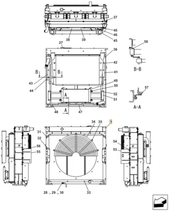 Case LN002530 - LN001620 - Enfriador de aceite para Maquinaria agrícola: foto 1 Case LN002530 - LN001620 - Enfriador de aceite para Maquinaria agrícola: foto 1