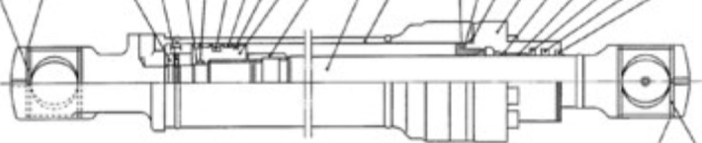 New Holland YX01V00005F7 - 87336534 - Cilindro hidráulico para Maquinaria de construcción: foto 1 New Holland YX01V00005F7 - 87336534 - Cilindro hidráulico para Maquinaria de construcción: foto 1