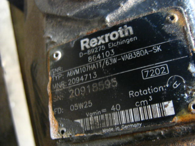 Rexroth A6VM140HA1TA/63W-VZB380A-SK - - Motor hidráulico para Maquinaria de construcción: foto 1 Rexroth A6VM140HA1TA/63W-VZB380A-SK - - Motor hidráulico para Maquinaria de construcción: foto 1