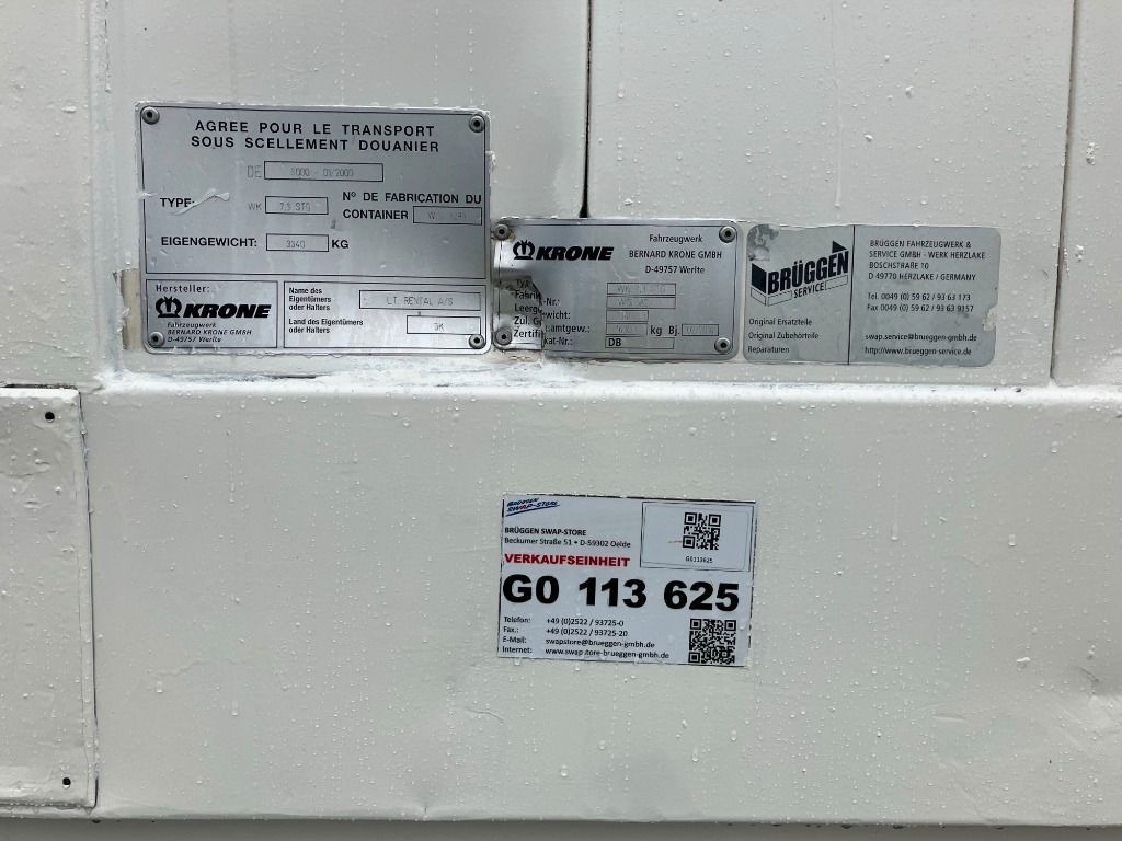 Caja cerrada Krone Wechselbrücke Koffer: foto 7