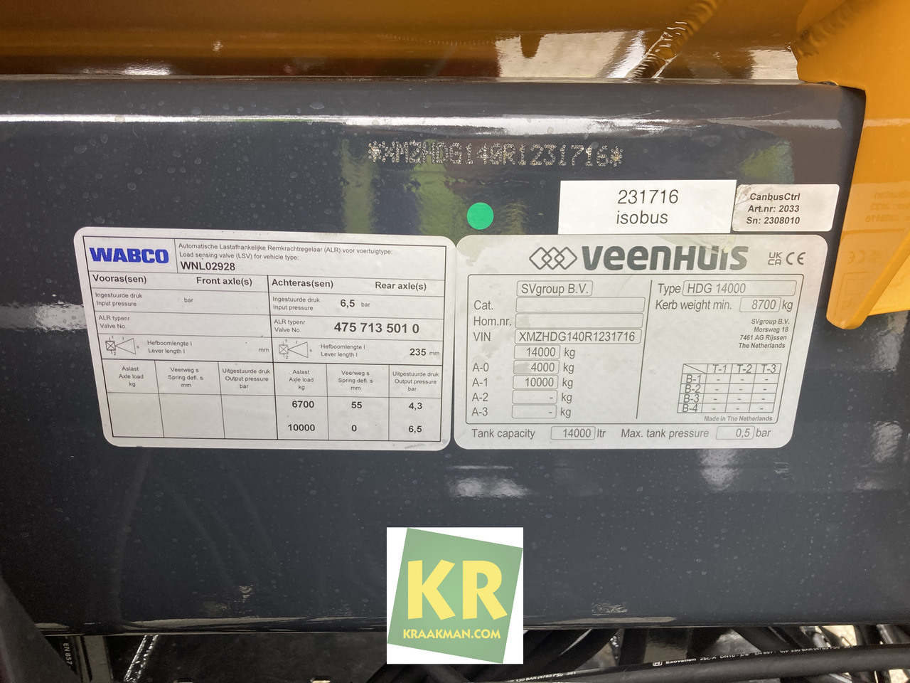 Cuba de purín nuevo HDG Veenhuis: foto 16