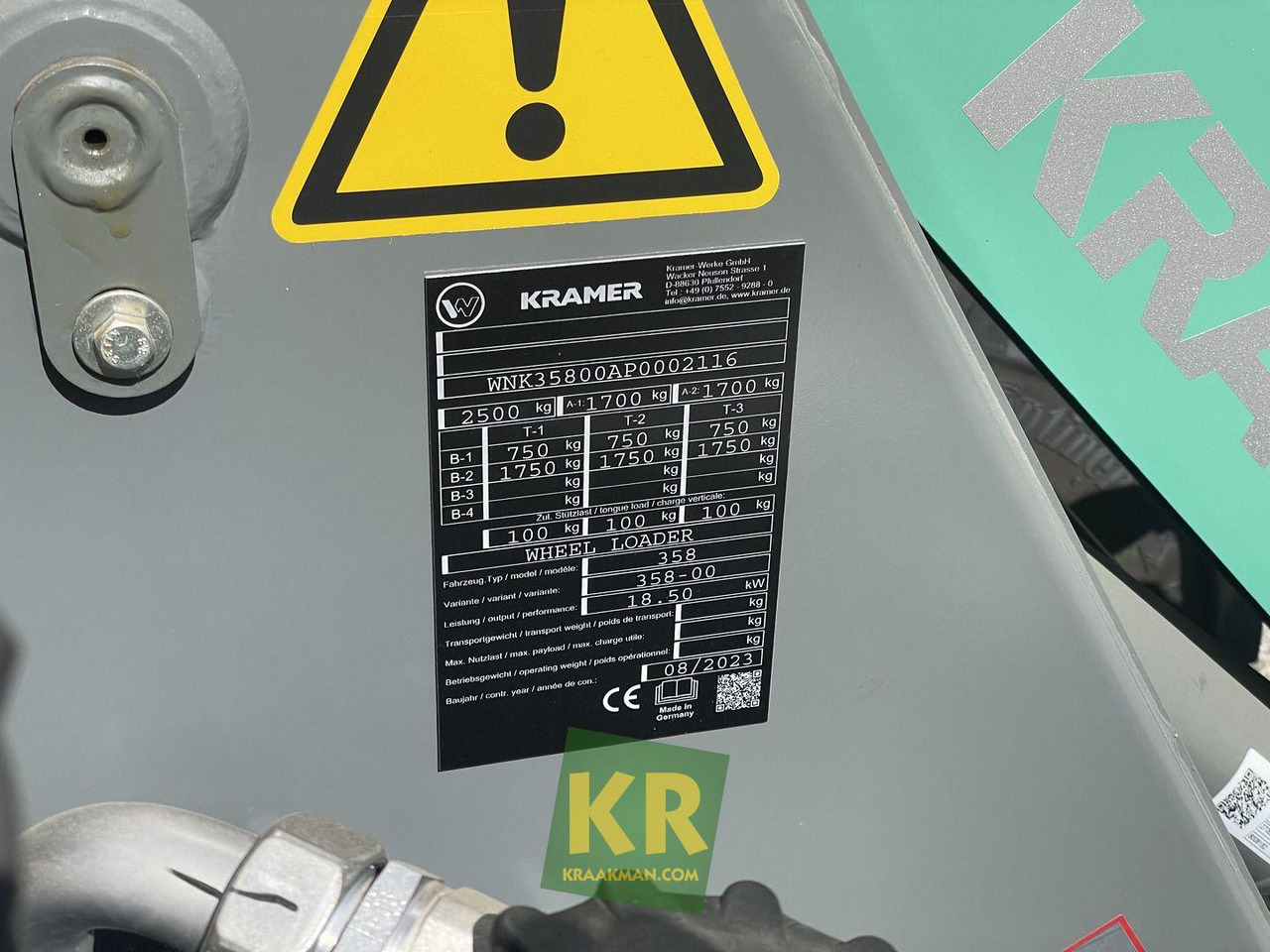 Cargadora de ruedas telescópica nuevo Overig Kramer: foto 9 Cargadora de ruedas telescópica nuevo Overig Kramer: foto 9