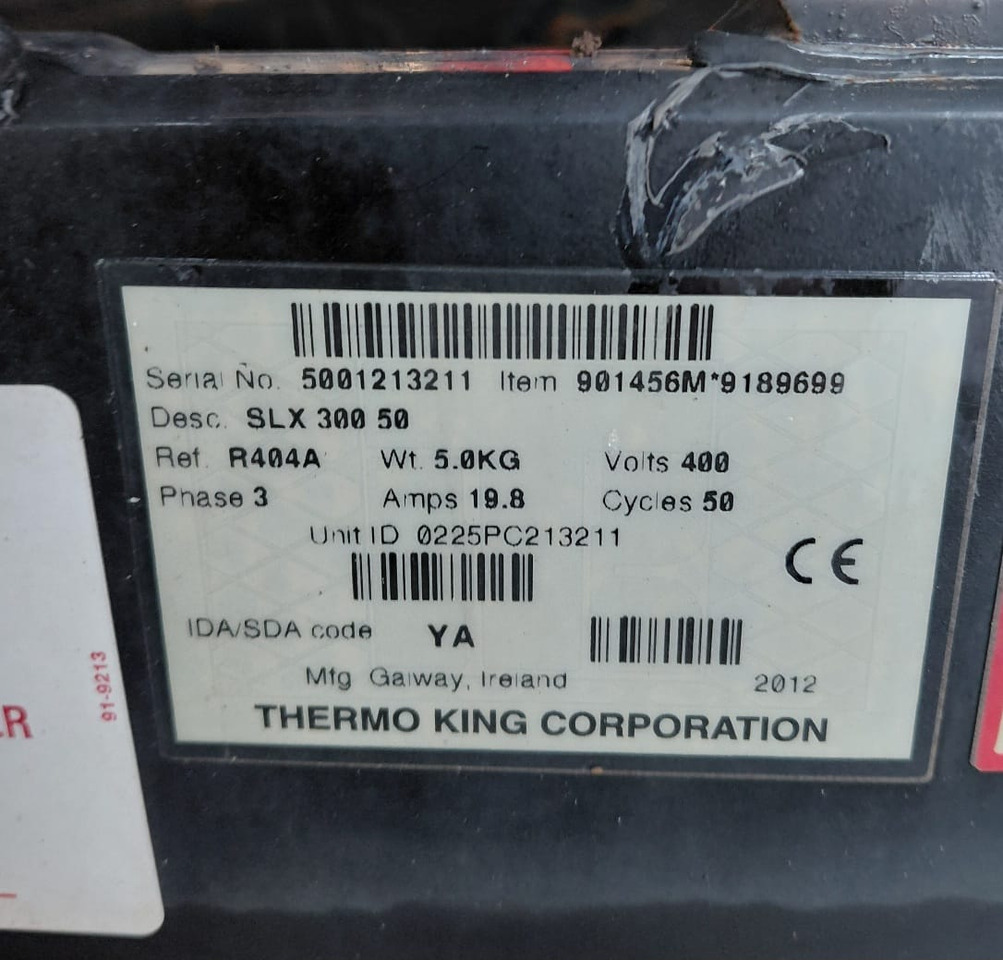 Thermo King SLX300 – S/N : 5001213211 - Refrigerador: foto 2 Thermo King SLX300 – S/N : 5001213211 - Refrigerador: foto 2