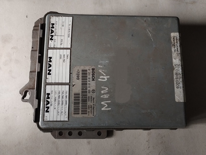 STEROWNIK SILNIKA MAN F2000 414 EDC 0281010019 7209 51116157209 - Unidad de control: foto 1 STEROWNIK SILNIKA MAN F2000 414 EDC 0281010019 7209 51116157209 - Unidad de control: foto 1