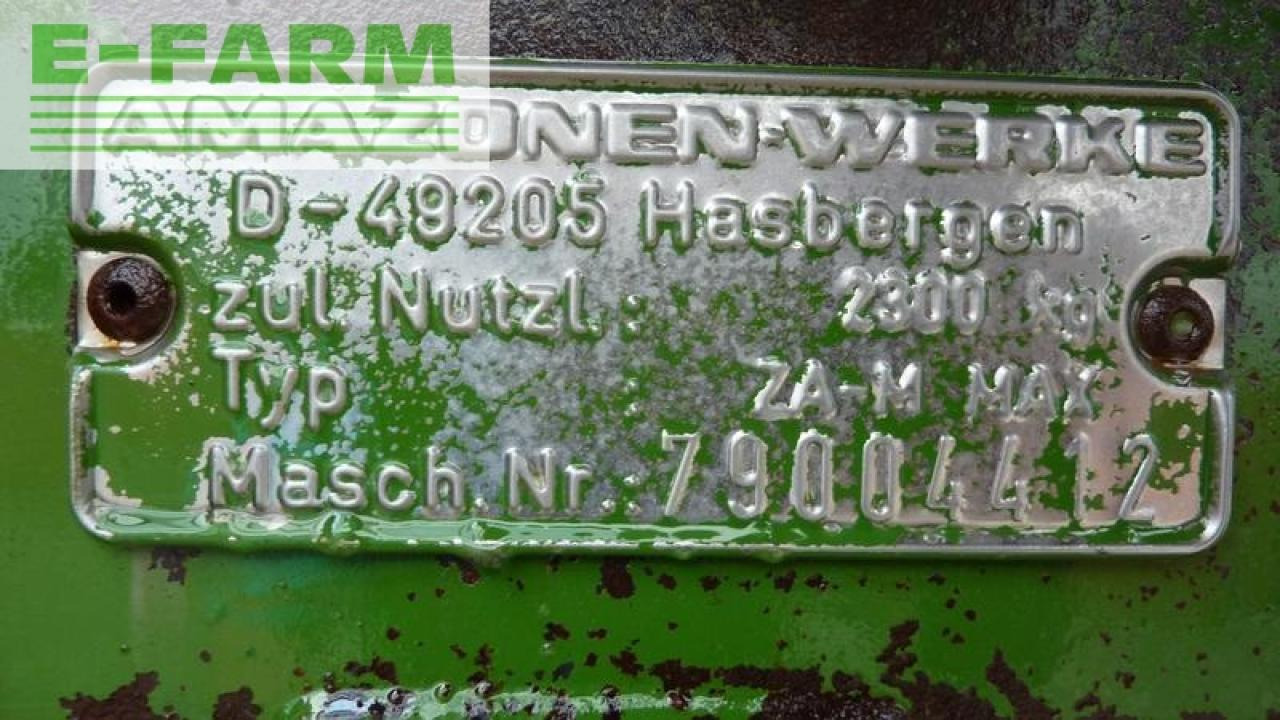 Esparcidor de fertilizantes Amazone za-m maxtronic 3000 mit fahrgestell fr 2000: foto 18 Esparcidor de fertilizantes Amazone za-m maxtronic 3000 mit fahrgestell fr 2000: foto 18