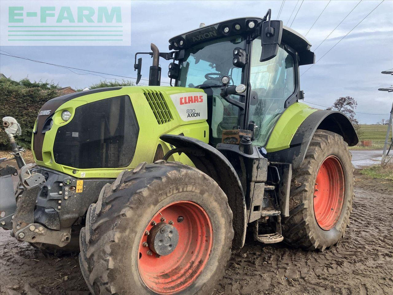 CLAAS AXION 830 - Tractor: foto 1 CLAAS AXION 830 - Tractor: foto 1