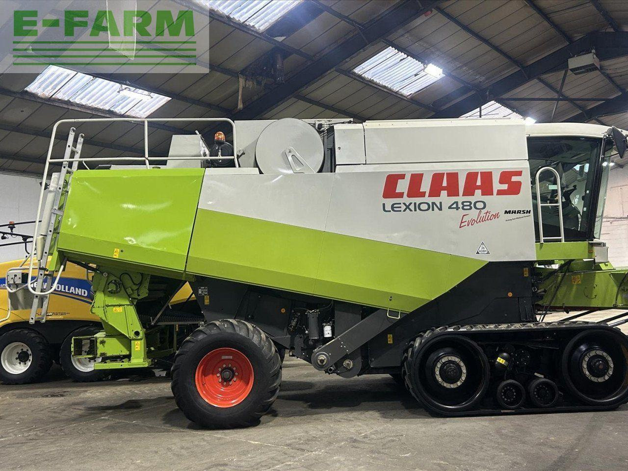 CLAAS LEXION 480 EVOLUTION TT - Cosechadora de granos: foto 3 CLAAS LEXION 480 EVOLUTION TT - Cosechadora de granos: foto 3