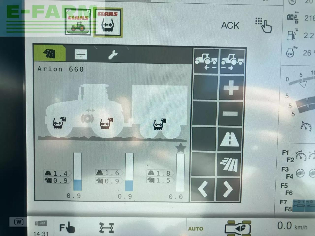 Tractor CLAAS arion 660 cmatic cebis CMATIC CEBIS: foto 21