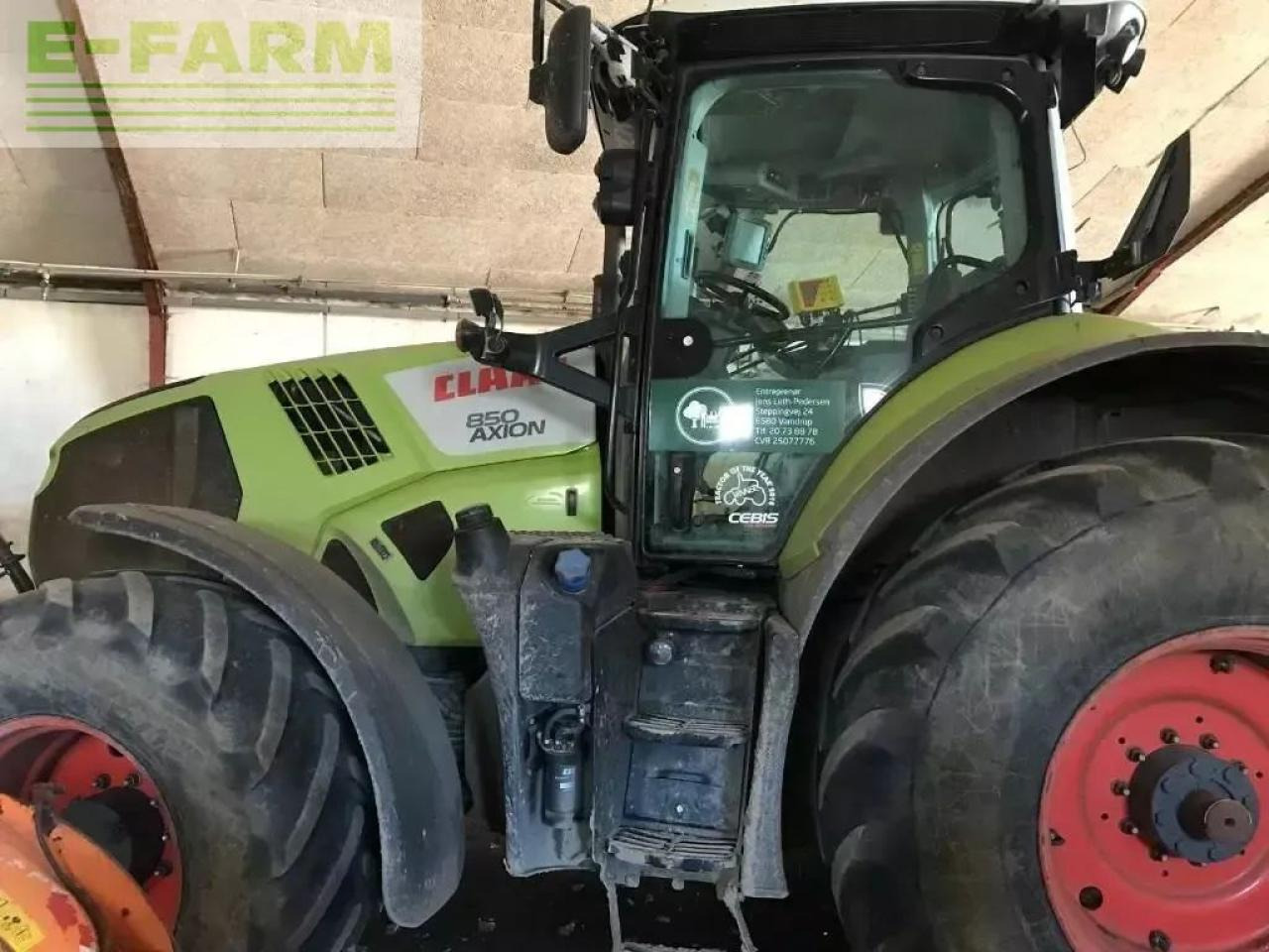 CLAAS axion 850 cebis - Tractor: foto 1 CLAAS axion 850 cebis - Tractor: foto 1