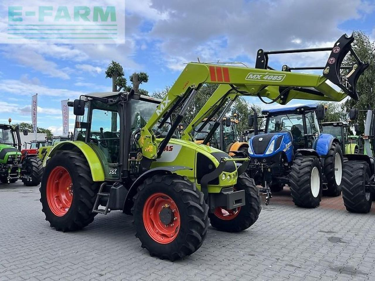 CLAAS celtis 446 plus rx + mailleux mx40-85 - Tractor: foto 4 CLAAS celtis 446 plus rx + mailleux mx40-85 - Tractor: foto 4