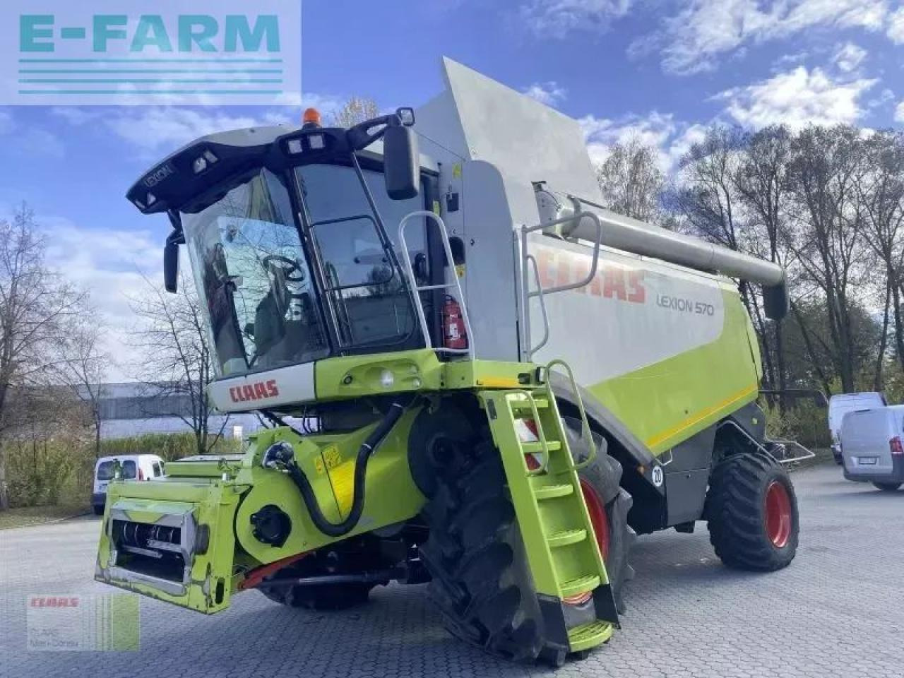 CLAAS lexion 570 + v750 + tw - Cosechadora de granos: foto 3 CLAAS lexion 570 + v750 + tw - Cosechadora de granos: foto 3