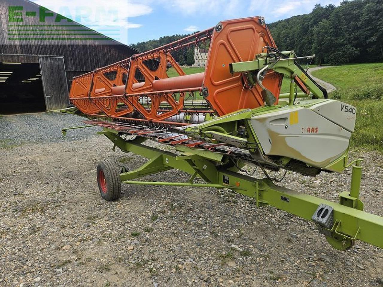 CLAAS v540 vario + transportwagen - Cabezal de grano: foto 3 CLAAS v540 vario + transportwagen - Cabezal de grano: foto 3