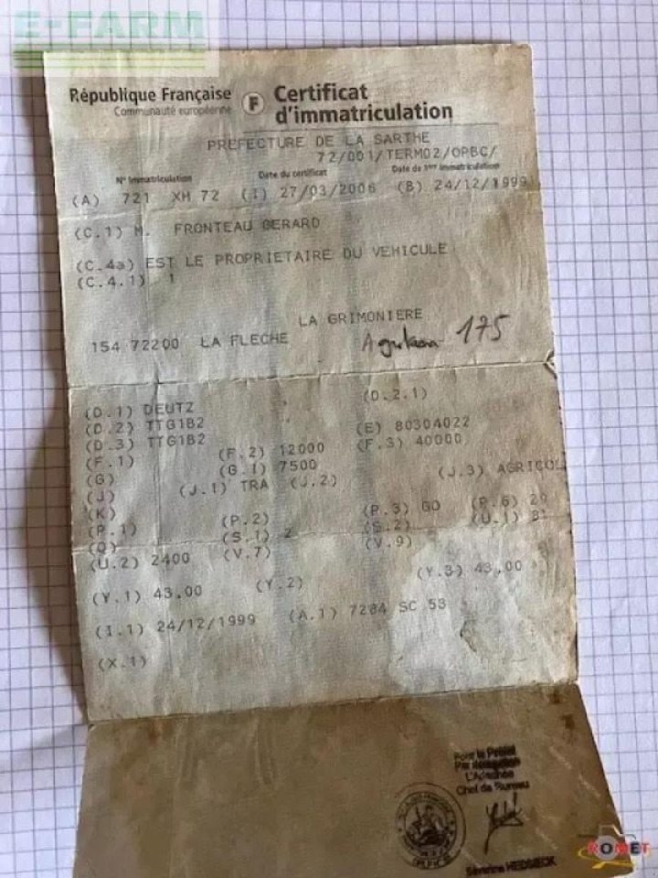 Deutz-Fahr agrotron 175 - Tractor: foto 3 Deutz-Fahr agrotron 175 - Tractor: foto 3