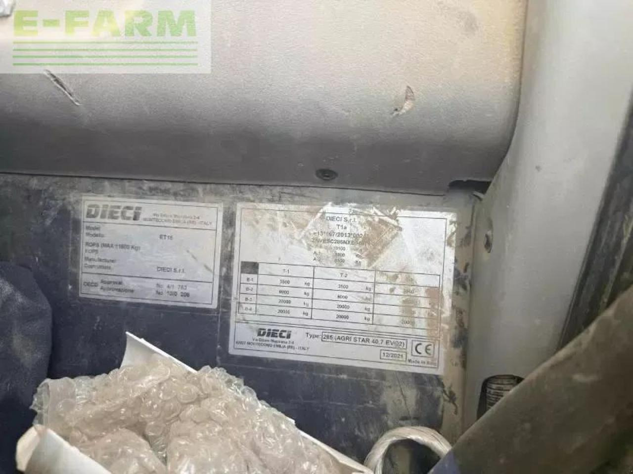 Dieci agristar 40.7 ev - Manipulador telescópico: foto 5 Dieci agristar 40.7 ev - Manipulador telescópico: foto 5