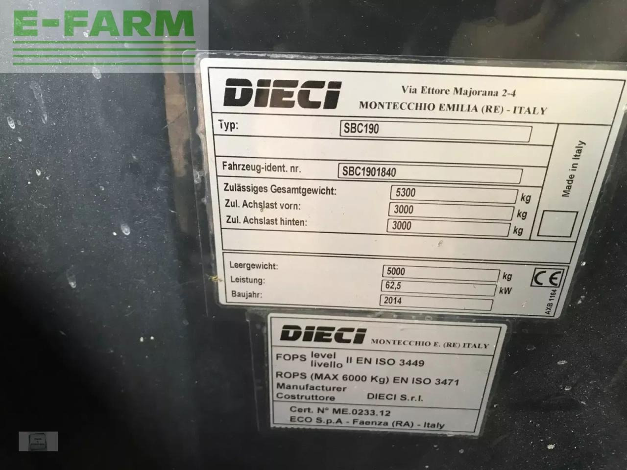 Manipulador telescópico Dieci mini agri 25.6: foto 16